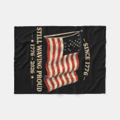 250 Jaar Amerikaanse Viering Amerika 250 Vs 250 Fleece Deken (Voorkant (Horizontaal))