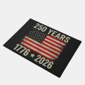 250 Jaar Amerikaanse Vlag 1776-2026 Deurmat (Schuin)