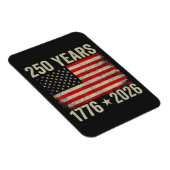 250 Jaar Amerikaanse Vlag 1776-2026 Magneet (Rechterzijde)