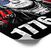 250 Jaar Amerikaanse Vlag 250ste Verjaardag VS 4e Poster (Hoek)