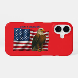 250 Jaar Amerikaanse Vlag met een Amerikaanse Zeea iPhone 16 Hoesje