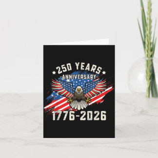 250 Jaar Amerikaanse Vlag Patriottische Adelaar 25 Kaart