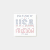 250 Jaar Amerikaanse Vrijheid 1776 2026 Patriotisc Post-it® Notes (Voorkant)