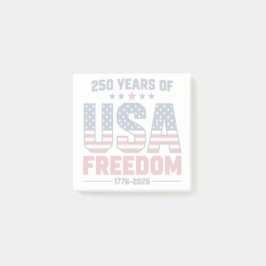 250 Jaar Amerikaanse Vrijheid 1776 2026 Patriotisc Post-it® Notes