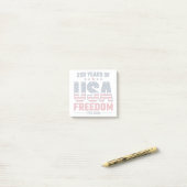 250 Jaar Amerikaanse Vrijheid 1776 2026 Patriotisc Post-it® Notes (Op bureau)