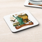 250 Jaar Amerikaanse Vrijheid Bier Onderzetter (Linkerzijde)