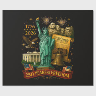 250 Jaar Amerikaanse Vrijheid Cadeaupapier