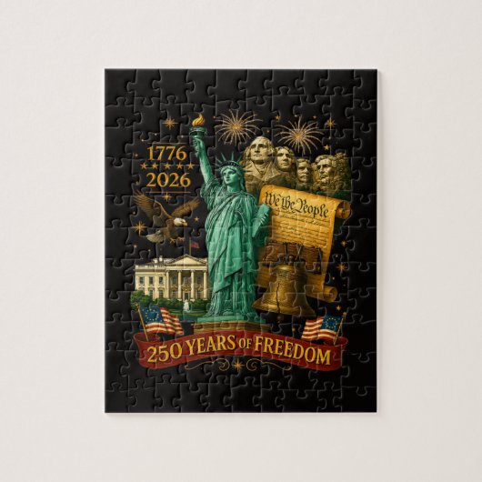 250 Jaar Amerikaanse Vrijheid Legpuzzel (Verticaal)