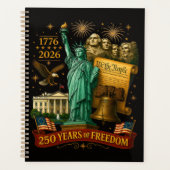 250 Jaar Amerikaanse Vrijheid Planner (Voorkant)