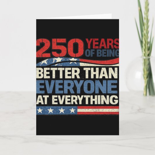 250 jaar beter dan iedereen in alles kaart (Voorkant)