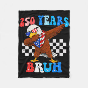 250 Jaar Bruh 4 juli Adelaar Dabbing 250e Verjaard Fleece Deken