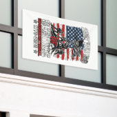 250 Jaar Dienst Spandoek (Buitenkant Gebouw)