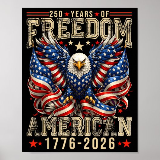 250 jaar dom 1776 2026 4 juli 250ste poster (Voorkant)