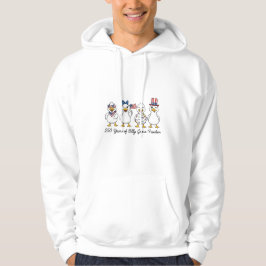 250 jaar domme-gans-vrijheid Semiquincentennium Hoodie
