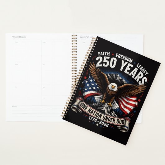 250 Jaar Eén Natie Onder God Adelaar Planner (Display)