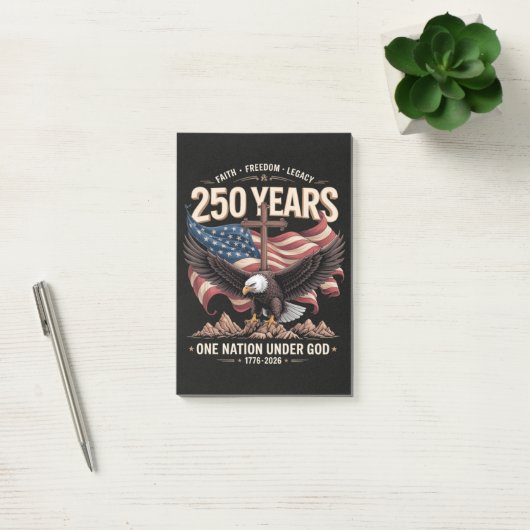 250 Jaar één natie onder God Post-it® Notes (Kantoor)