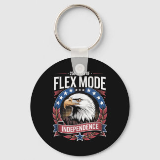 250 jaar Flex Mode Amerikaanse Onafhankelijkheidsd Sleutelhanger