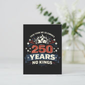 250 Jaar Geen Koningen Patriottisch Aankondiging (Staand voorkant)