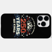 250 Jaar Geen Koningen Patriottisch Case-Mate iPhone Case (Achterkant (horizontaal))
