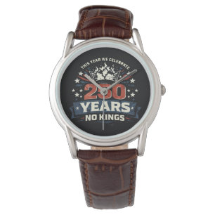 250 Jaar Geen Koningen Patriottisch Horloge