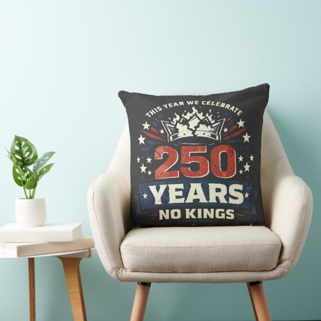250 Jaar Geen Koningen Patriottisch Kussen (Stoel)