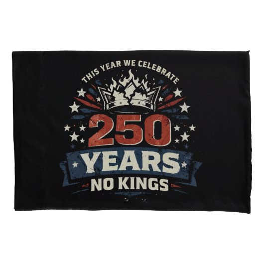250 Jaar Geen Koningen Patriottisch Kussensloop (Voorkant)
