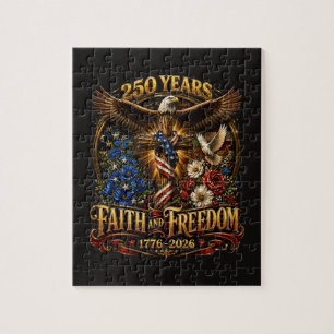 250 Jaar geloof en vrijheid Amerika Legpuzzel