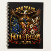250 Jaar geloof en vrijheid Amerika Planner (Voorkant)