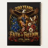 250 Jaar geloof en vrijheid Amerika Planner (Achterkant)