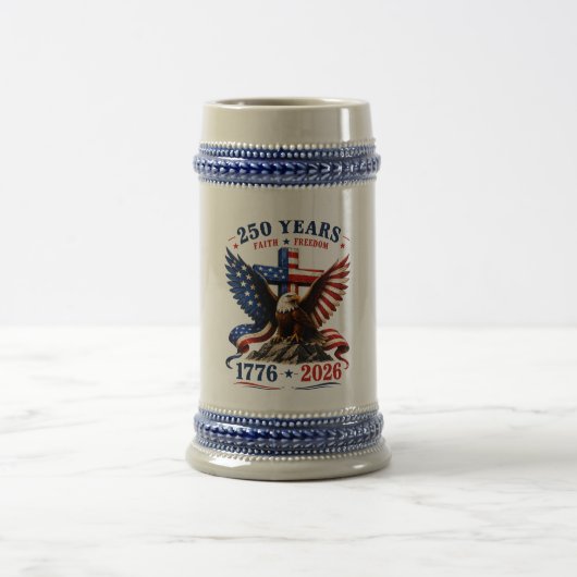 250 jaar geloof en vrijheid bierpul (Center)