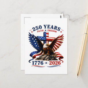250 jaar geloof en vrijheid briefkaart