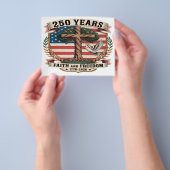 250 Jaar geloof en vrijheid Flyer (Hand)