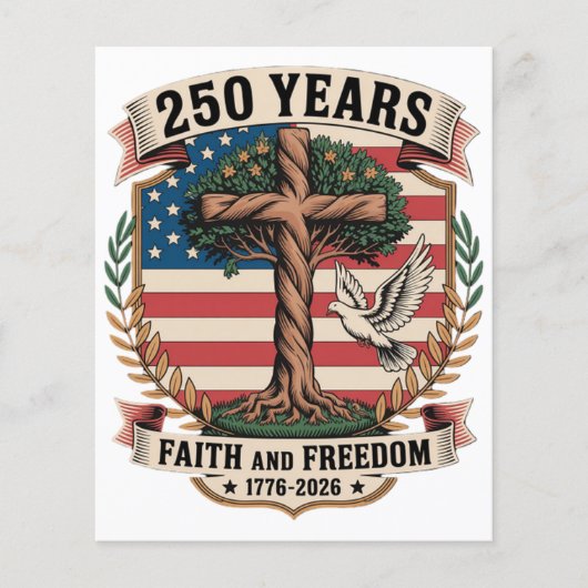 250 Jaar geloof en vrijheid Flyer (Voorkant)