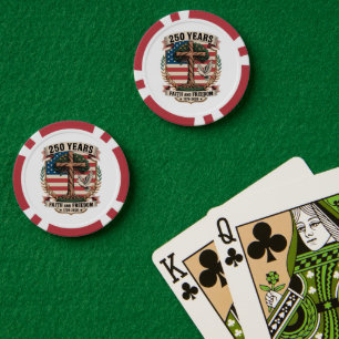 250 Jaar geloof en vrijheid Poker Chips