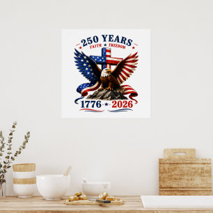 250 jaar geloof en vrijheid poster