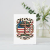 250 Jaar geloof en vrijheid Save The Date (Staand voorkant)