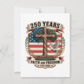 250 Jaar geloof en vrijheid Save The Date (Achterkant)