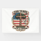 250 Jaar geloof en vrijheid Spandoek (Horizontaal)