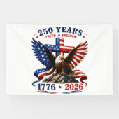 250 jaar geloof en vrijheid spandoek (Horizontaal)