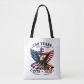 250 jaar geloof en vrijheid tote bag (Voorkant)