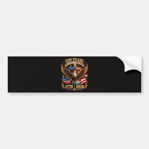 250 Jaar geloofsvrijheid Adelaar Patriottisch Bumpersticker