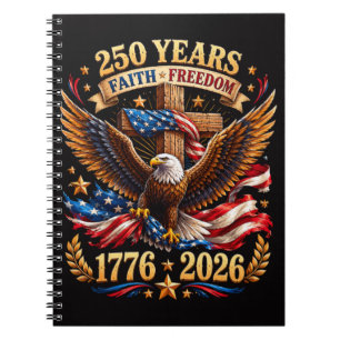 250 Jaar geloofsvrijheid Adelaar Patriottisch Notitieboek