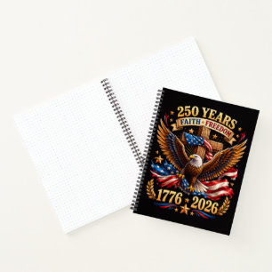 250 Jaar geloofsvrijheid Adelaar Patriottisch Notitieboek