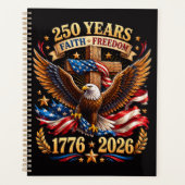 250 Jaar geloofsvrijheid Adelaar Patriottisch Planner (Voorkant)