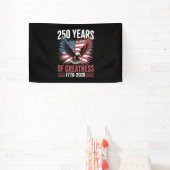 250 Jaar Grootheid 1776 2026 250ste Verjaardag Spandoek (Insitu)
