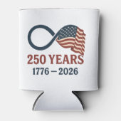 250 jaar Jubileum 1776-2026 USA Patriottisch Blikjeskoeler (Voorkant)