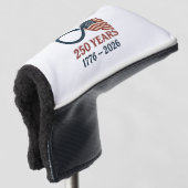 250 jaar Jubileum 1776-2026 USA Patriottisch Golfheadcover (3/4 voorkant)