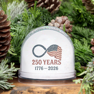 250 Jaar Jubileum 1776-2026 USA Patriottisch Sneeuwbol