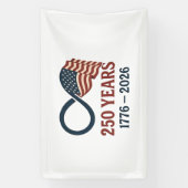 250 jaar Jubileum 1776-2026 USA Patriottisch Spandoek (Verticaal)