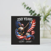 250 Jaar Jubileum Adelaar Amerikaanse Vlag (Staand voorkant)